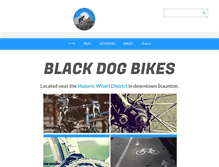 Tablet Screenshot of blackdogbikes.com